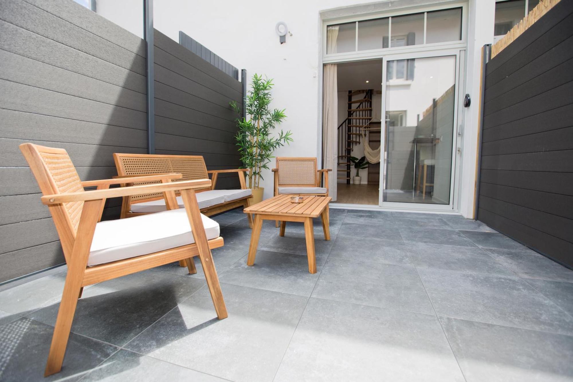 Ferienwohnung Montsejour - T2 Climatise Avec Filet Et Fauteuil Suspendu Tarbes Exterior foto